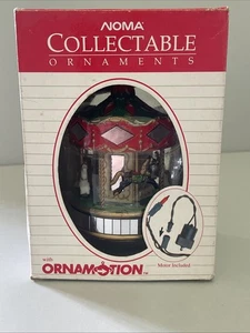 Ornamento giostra girevole NOMA Ornamotion vintage 1989 con motore - Foto 1 di 15