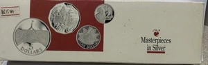 V Rare 1988 Sydney International Coin 13th Coin Fair Masterpieces in Silver Set - Picture 1 of 8