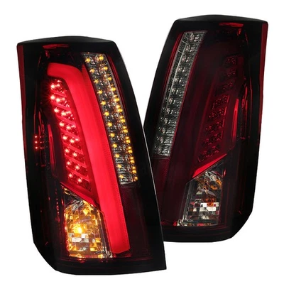 Red/Smoke Fits 2003-2007 Cadillac Cts Led Bar Tail Lights Brake Lamps Left+Right - Imagem 1 de 4