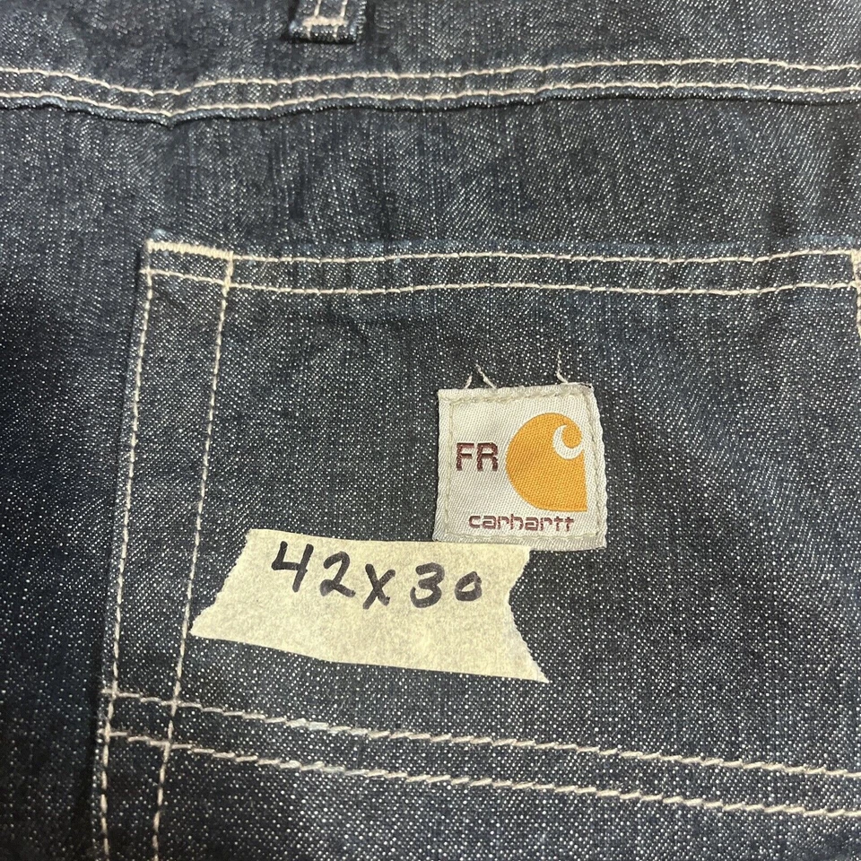 Carhartt FR Flame Resistant 290-83 size 29x28 Carpenter Blue Jean J220