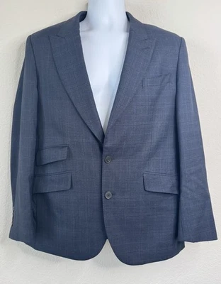 Blazer Abrigo Deportivo Hombre THOMAS ROSA 100% Lana 42R Cuadros DRAGO Italia Tela Foto 1 de 4