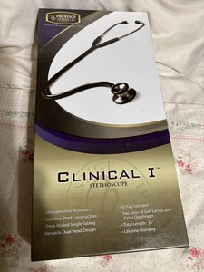 Prestige Medical CLINICAL 1 STETHOSCOPE Model 126 Royal Blue NIB - Picture 1 of 4