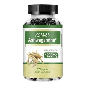 Ashwagandha Extract Capsules 600mg per Serving Natural Vegan Capsules - Picture 1 of 9