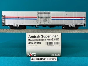 35-6101B Kato HO Amtrak Material Handling Car #1550 New - Picture 1 of 1