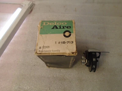 Potenciómetro de dial de control de temperatura de aire acondicionado Oldsmobile Toronado 1966-1968 NOS Foto 1 de 4