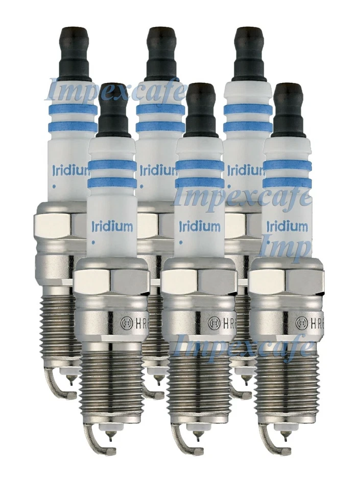 6 Bosch Double Iridium Spark Plug For 2000-2008 JAGUAR S-TYPE V6-3.0L - Image 1 of 2