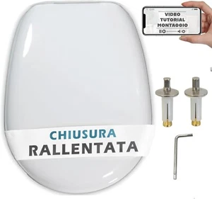 Copriwater POZZI GINORI Easy/Easy02, Chiusura Rallentata,Termoindurente ORIGINAL - Afbeelding 1 van 5