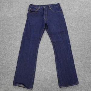 Levis 517 Jeans Uomo 36 Stivaletto Slim Fit Taglio Blu Denim Big E Retrò Rosso Tab 36x36 - Foto 1 di 20