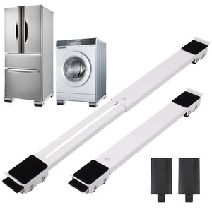 2pcs Extendable Appliance Furniture Dolly Mobile Roller Heavy Duty Adjustable Wa - Picture 1 of 7