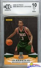2009/10 Panini #360 Brandon Jennings ROOKIE BECKETT 10 MINT