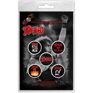 Dio We Rock 5 Button Badge Pack Officially Licensed Merchandise - Bild 1 von 4