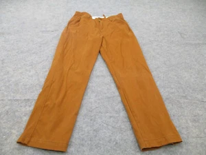 Levis Pants Mens Medium Orange Chino Flat Front Elastic Waist Drawstring 30x29 - Picture 1 of 8