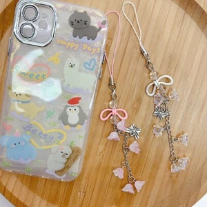Butterfly Phone Lanyard Charms Phone Chain Y2K Phone Pendant CCD Pendant - Zdjęcie 1 z 14