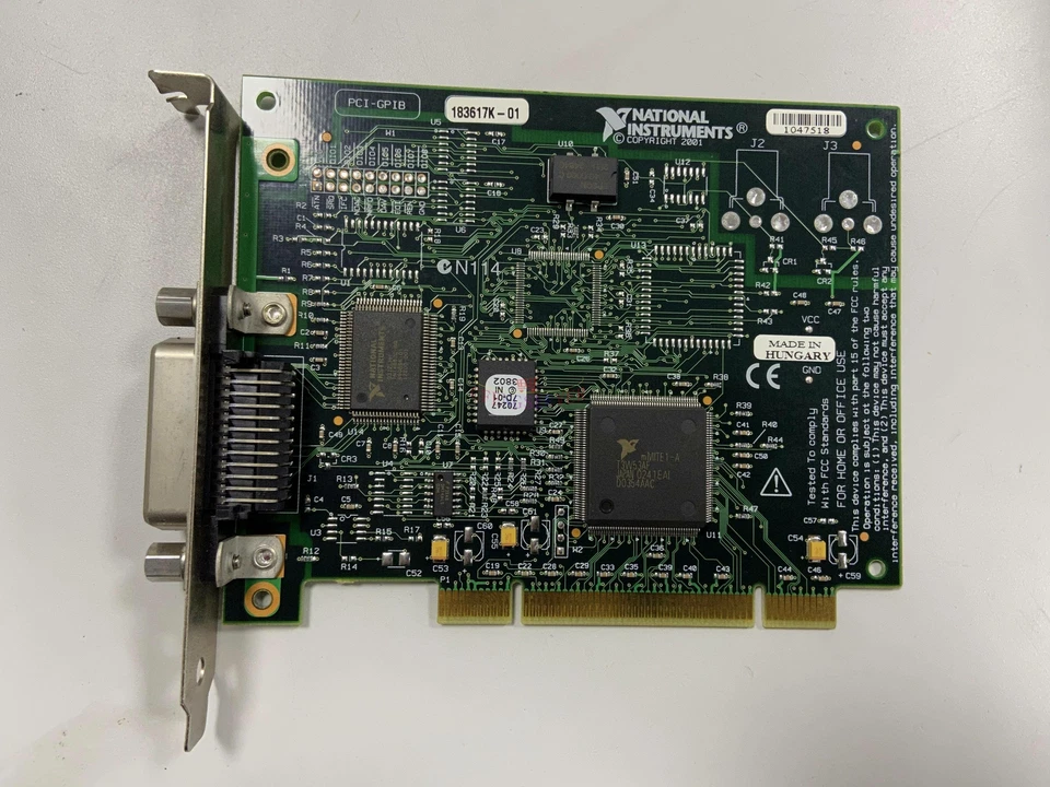 ONE NI PCI-GPIB IEEE 488.2 Interface Adapter Card 183617K 01 - Image 1 of 1