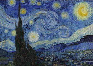 VINCENT VAN GOGH The Starry Night Poster Print - Bild 1 von 1