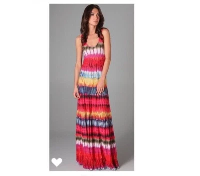 Maxi Vestido Torn by Ronny Kobo Mujer Talla S Tie Dye Jersey Multicolor Mezcla de Algodón Foto 1 de 4