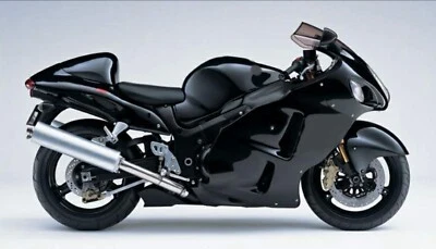 Glossy Black ABS Fairing Kit For Suzuki Hayabusa GSXR1300R 1999-07 Bodywrok Set - Image 1 of 4