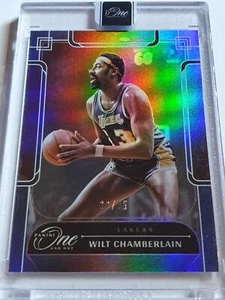 2023 Panini One and One Wilt Chamberlain #162 BLUE /35 Holo - Factory Sealed - Picture 1 of 3