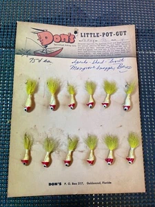 Vintage Don's Little-Pot-Gut Dealer Display Card - Picture 1 of 2
