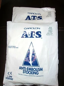Carolon ATS T.E.D. Anti-Embolism Stockings Thigh High Small Long 312LF - Bild 1 von 1