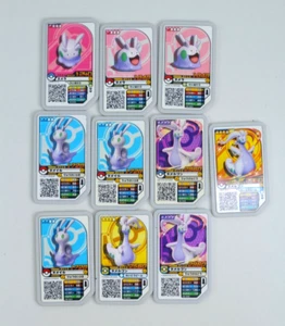 Set of 10 Goodra,Sliggoo,Goomy Ga-ole Arcade Plastic Disks Japan - Picture 1 of 6