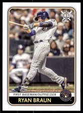 2020 Big League Base #115 Ryan Braun - Milwaukee Brewers