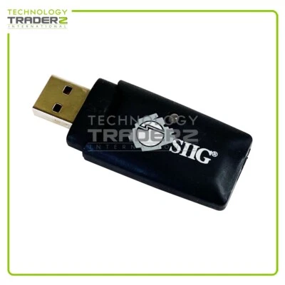 SIIG USB SoundWave 7.1 Channel Virtual Surround Sound USB Audio Adapter - Image 1 of 2