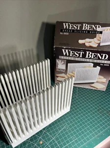 West Bend Bread Slicing Slicer Guide Collapsible Sides #6600 W/Box - Picture 1 of 4