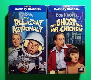 Don Knotts (Barney) VHS Lot, The Ghost & Mr. Chicken, The Reluctant Astronaut - Picture 1 of 5