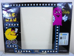Vintage BABY PACMAN Marquee Printed on Glass - Picture 1 of 7