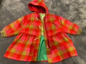 Stunning Vintage Oilily Duffle Coat 2-3y 98cm RRP £280 - Picture 1 of 3