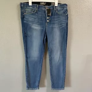 Torrid Bombshell Jeans Größe 20XS extra kurz knöchelblau hochtailliert mittelwasch - Bild 1 von 8