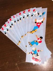 10 Mrs Grossmans Skateboarding Stickers Sports Olympics Trick Half Pipe Ramp - Picture 1 of 3