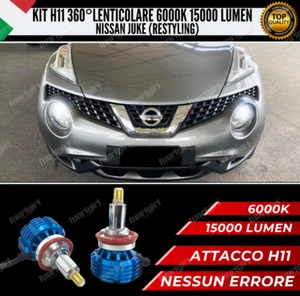 KIT FULL LED H11 360° GRADI PER LENTICOLARI NISSAN JUKE RESTYLING 100% NO ERROR - Imagen 1 de 9