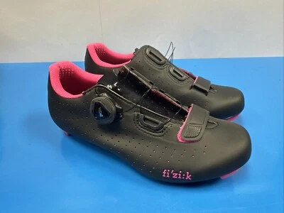 Zapatos de ciclismo Fizik R5 Tempo Overcurve para hombre, negros/rosa talla 38 Foto 1 de 3