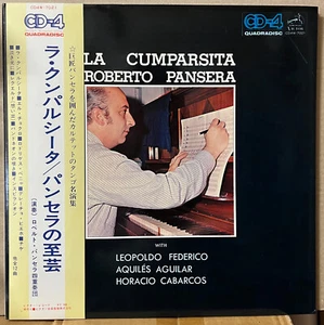 Roberto Pansera La Cumparsita CD4 Quadraphonic Japan Vinyl LP Obi CD4W-7021 - Picture 1 of 5