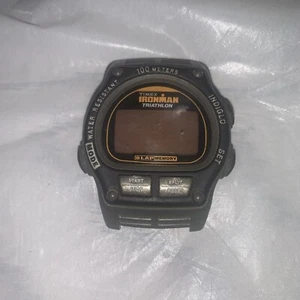 Vintage Timex Ironman Triathlon Shock Resistant 8 Lap Digital Watch 746 H9 - Picture 1 of 4