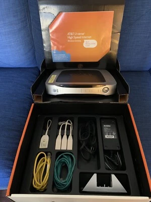 2Wire Gateway 3600HGV Internet Modem 4-Port Wireless Router (AT&T Uverse) - Image 1 of 4