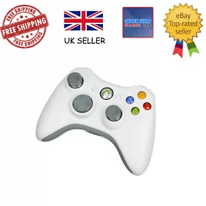 Official Xbox 360 Wireless Controller TESTED white pad tracked delivery - Picture 1 of 2