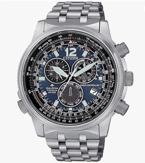 Orologio Uomo Crono radiocontrollato Titanio Citizen Cb5850-80l SCONTO 5