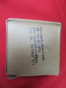 NOS box of 100 KZ-5305-984-7342(5305-00-984-7342) Countersunk machine screw - Imagen 1 de 6
