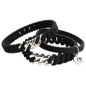 Bracelet The Rubz Armband Dames nano 3 Pack 100363 Unisex Black Silver RRP £54 - Picture 1 of 5