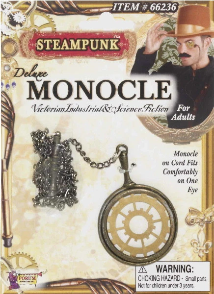 SteamPunk Victoriano Deluxe Monocle Gear Ocular, NUEVO SELLADO Foto 1 de 1