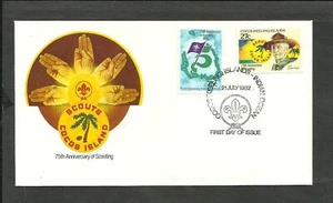 SCOUT - COCOS (KEELING) ISLANDS FDC, 1982, VF - Picture 1 of 2