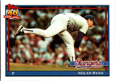 Nolan Ryan 1991 Topps Cracker Jack I #1 Baseball Card