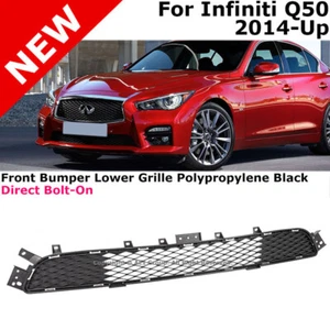 Front Bumper Radiator Grille For Infiniti Q50 14-17 Direct Replacement Bolt-on - Picture 1 of 8