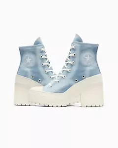 Converse Chuck 70 De Luxe Heel- A12042C- Navy/Egret- Various Women's Sizes- NIB - Picture 1 of 8