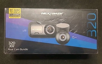 Paquete de cámara de tablero/cámara trasera Nextbase 320XR SELLADO DE FÁBRICA *TOTALMENTE NUEVO NUNCA ABIERTO* Foto 1 de 4
