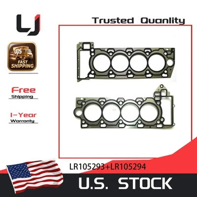 Junta de culata de motor izquierda derecha 2 piezas para Land Rover Range Sport LR4 5,0 L V8 Foto 1 de 4