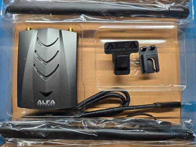 Adaptador Alfa AWUS036ACH AC1200 2.4GHz/5GHz Doble Banda WiFi USB 3.0 Tipo-C 2x5dBi Foto 1 de 4